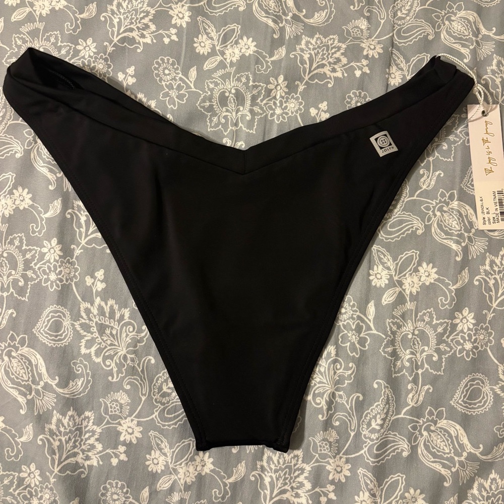 Jolyn Black Bikini Bottoms - Picture 2 of 4